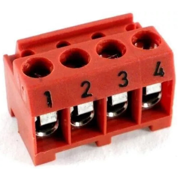 4-Pin Red Terminal Bar Connector – Aftermarket Replacement Compatible with AquaLink-Style Control Systems