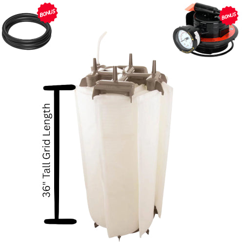 DEX7200DC-Style Pool Filter Cluster Assembly Replacement – Fits Hayward DE Pool Filter Systems (Includes Air Relief & Tank O-Ring)